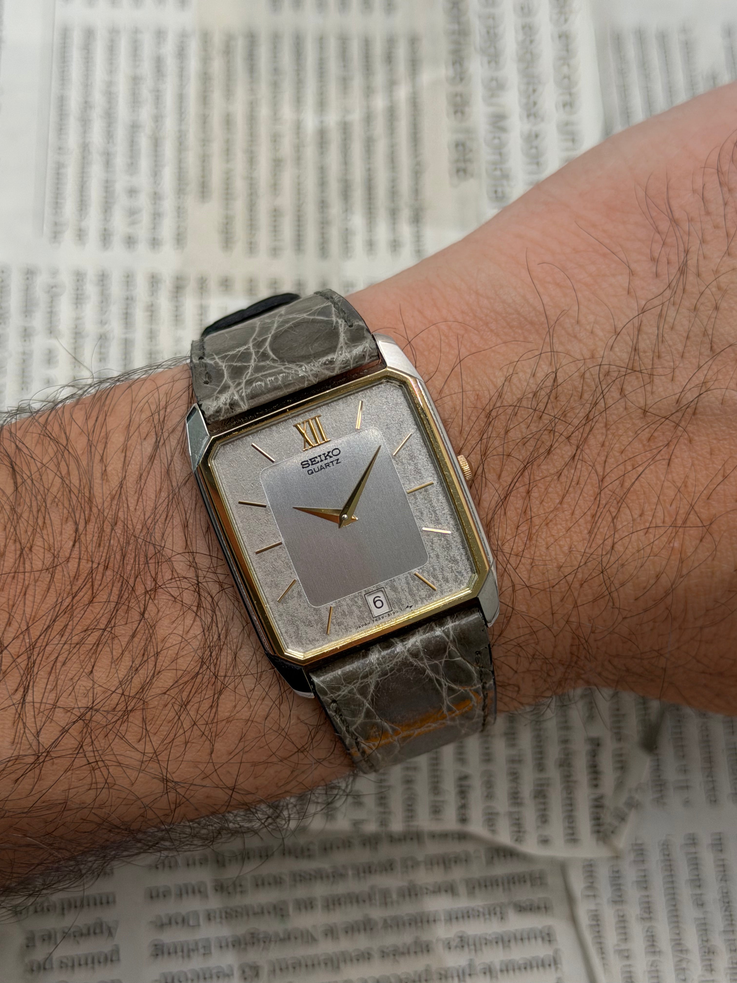 Seiko Tank Vintage NOS